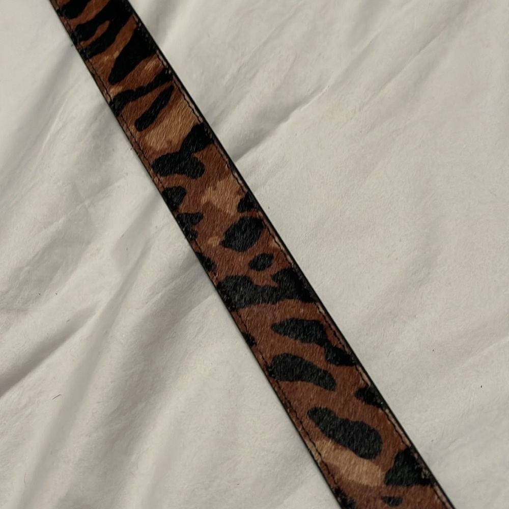Lauren Ralph Lauren women's belt. Real fur collar Dyed shearling lamb. 100% lea. - Picture 10 of 13